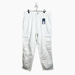 NWT Universal Thread White Cotton Cargo Pants